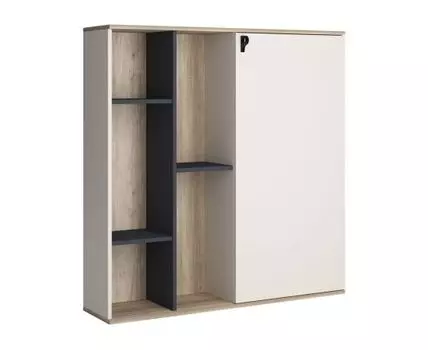 Шкаф навесной Тоскана Лайт (112, 27, Закрытые, Серый, 108)