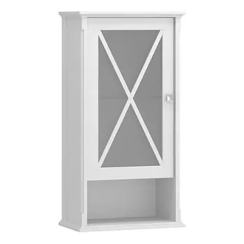 Шкаф OPADIRIS Палермо 46, белый матовый, подвесной, 1-створч., левый