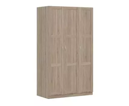 Шкаф ПЕГАС трехдверный с рамочным фасадом, цвет Дуб Сонома