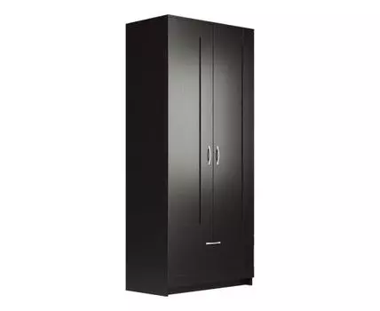 Шкаф СИРИУС двухдверный с выдвижным ящиком, цвет Дуб Венге