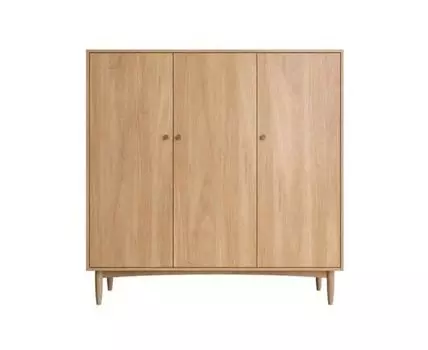 Шкаф трехстворчатый низкий Bubble Solid