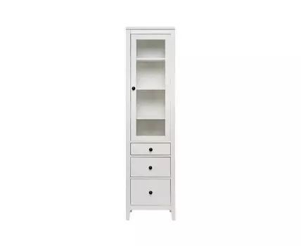 Шкаф-витрина Мира (Белый, 90)