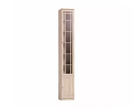 Шкаф-витрина Шерлок (239.5, 30 см, Закрытые, Светлое дерево, 40 см)