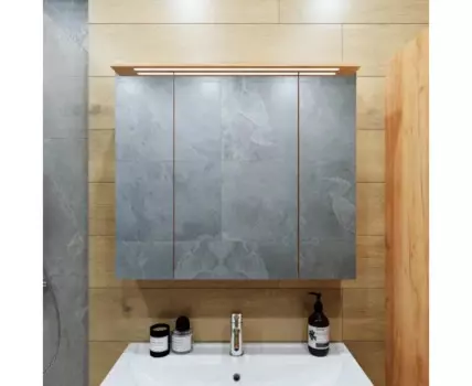 Шкаф зеркальный навесной Форест 80