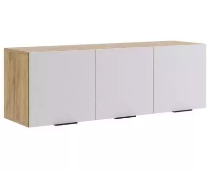 Шкафы Бери 120 дуб крафт золотой / белое дерево