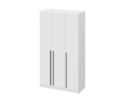 Шкафы Бирма ШК-1200 белое дерево / белое дерево