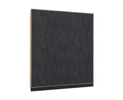 Шкафы Леви 187 дуб крафт золотой / черный / угольный камень