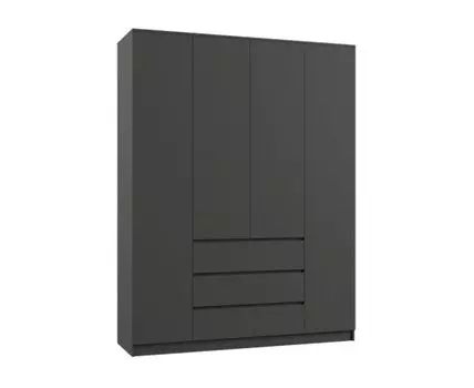 Шкафы Мадера ЛДСП графит новый