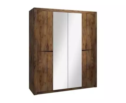 Шкафы Саманта с зеркалом таксония шоколадная