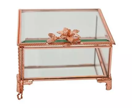 Шкатулка декоративная "Медея" (12, Золото, 17)