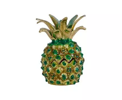 Шкатулка для драгоценностей Ананас (Зеленый, 4,5)