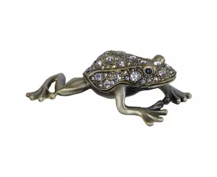 Шкатулка для драгоценностей Лягушка (золотистый, 8)