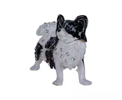 Шкатулка для драгоценностей Собачка (Белый, 5)