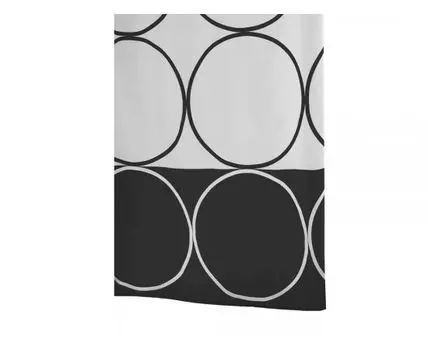 Штора Circle черный (Черный, 20)