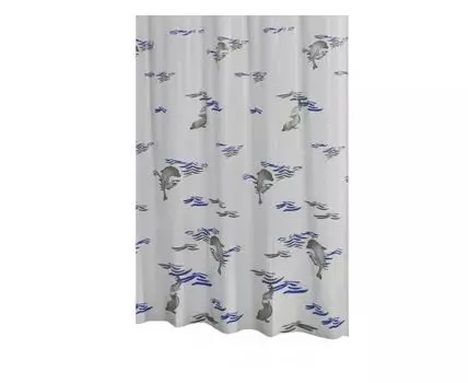 Штора для ванных комнат (Голубой, 20)