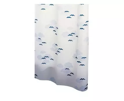 Штора для ванных комнат (Голубой, 20)