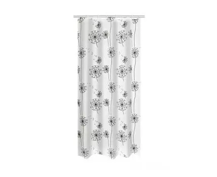 Штора Moonflower белый (черный, бежевый, 20)