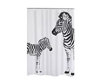 Штора Zebra белый (черный, бежевый, 20)