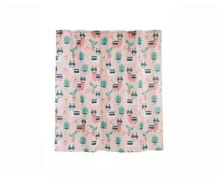 Шторка для ванной Lama (Розовый, 180)