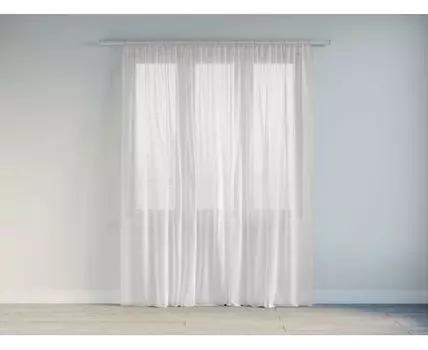 Шторы Волна (Классические, Белый)