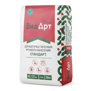 Штукатурка цементная ВидАрт Старт Плюс (Цемрос), 25кг