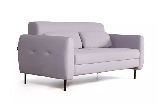 Siena диван-кровать прямой с подлокотниками, бархат 04