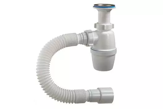 Сифон бут. с лит. вып. 1 1/2 х 40, с гибкой трубой 40-40/50 ОРИО А-40029