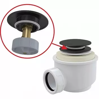 Сифон для душевого поддона click/clack, арт. A465BLACK-50