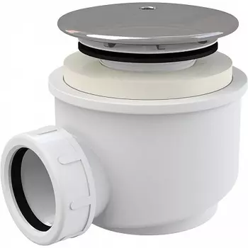 Сифон для душевого поддона хромированный, арт. A47CR-60