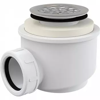 Сифон для душевого поддона с нержавеющей peшeткой, арт. A46-50