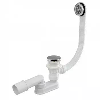 Сифон для ванны click/clack хромированный пластик, арт.AG210132160 (аналог A505CRM)