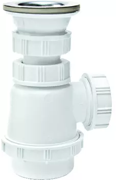 Сифон WIRQUIN 1 x 32 мм c выпуском для биде и умывальников