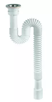 Сифон WIRQUIN гофрированный 1 х 32/40 мм, L800 мм