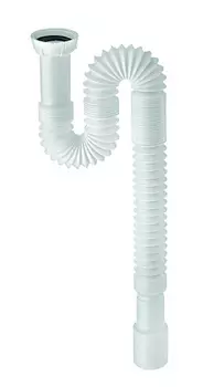 Сифон WIRQUIN гофрированный без выпуска 1 х 32/40 мм, L800 мм