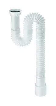 Сифон WIRQUIN гофрированный без выпуска 1 х 40/50 мм, L1200 мм