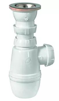 Сифон WIRQUIN МИНОР с выпуском 1 х 40 мм