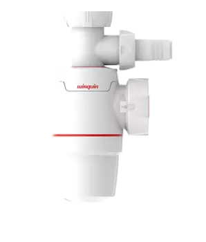 Сифон WIRQUIN NEO 1 х 40 мм без выпуска с отводом