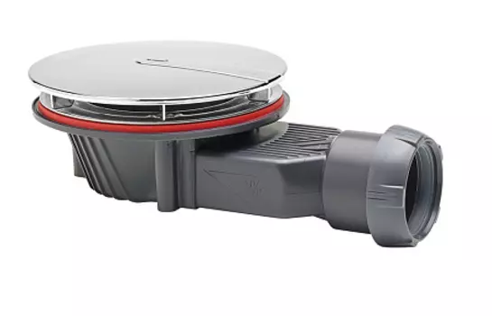 Сифон WIRQUIN SLIM+ (Слим+) сверхплоский с SMART мембраной, D90 мм, двухкомпонентное литье.