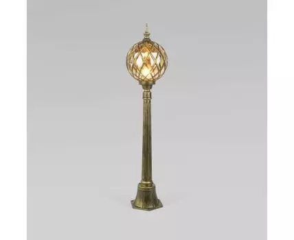 Sirius F черное золото уличный светильник на столбе IP44 Sirius F