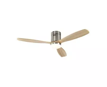 Siroco Потолочный вентилятор с освещением DIMABLE никель/древесный