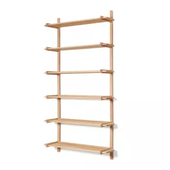 Sitra Модульная полка 6 полок из массива дуба с натуральной отделкой