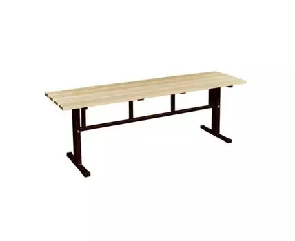 Скамейка №1 (бежевый, черный)