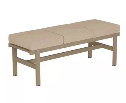 Скамейка алюминиевая с подушками Scandi