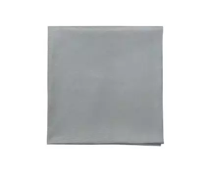 Скатерть жаккардовая серого цвета из хлопка с вышивкой Essential (Серый, 180)