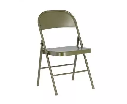 Складное кресло Aidana темно-зеленое металлическое