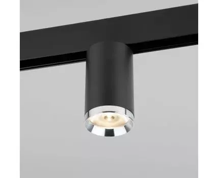 Slim Magnetic R06 Трековый светильник 10W 4200K Ringe (черный/серебро) 85506/01