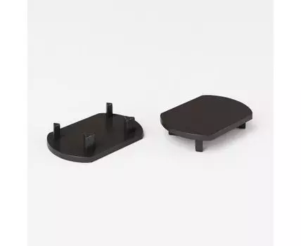 Slim Magnetic Заглушка для шинопровода Round (черный) (2шт) 85134/00