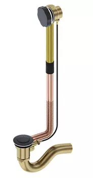 Слив перелив Timo 8003/03 черный матовый