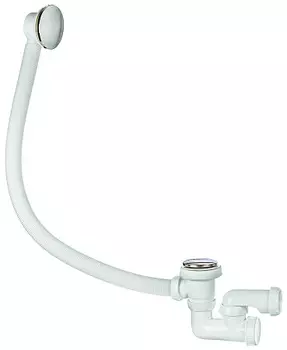 Слив-перелив WIRQUIN QUICK CLAC с регулируемым сифоном вентиль и клапан ABS хром, L700 мм