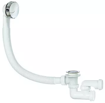 Слив-перелив WIRQUIN SP5603 c сифоном "Перископ" п\автомат, L600 мм, хром